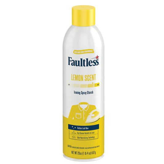 FAULTLESS SPRAY STARCH 20 OZ HVY LEMON