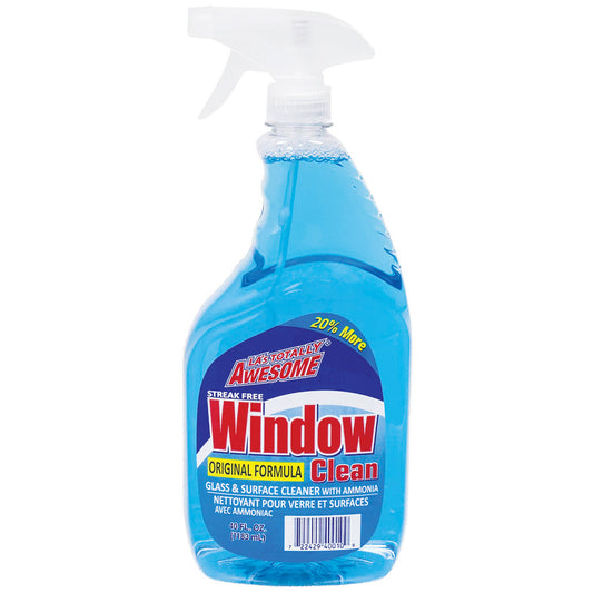 AWESOME GLASS CLEANER 40 OZ LA'S TOTALLY BLUE BONUS SIZE