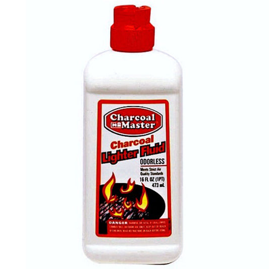 CHARCOAL MASTER LIGHTER FLUID 16 OZ ODORLESS