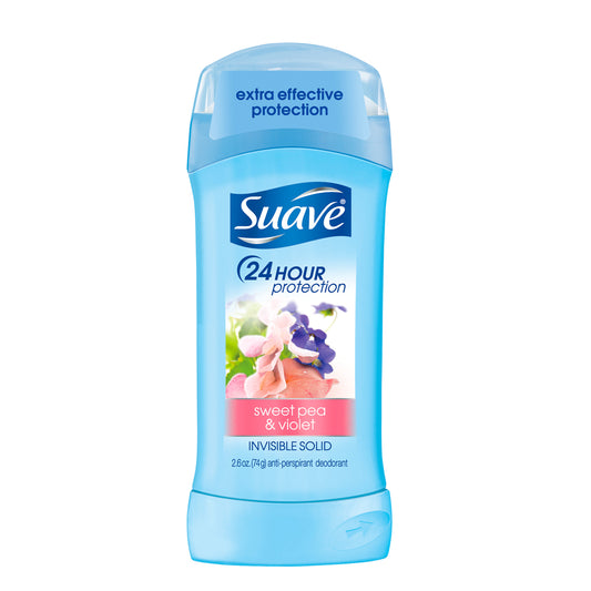 SUAVE DEO STICK 2.6 OZ SWEET PEA & VIOLET