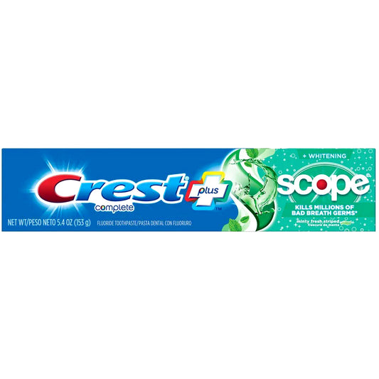 CREST TOOTHPASTE 5.4 OZ 4 PK COMPLETE WHITENING MINTY FRESH