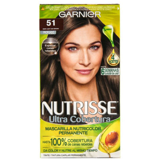 NUTRISSE HAIR COLOR 128 G # 51 CASTANO CLARO