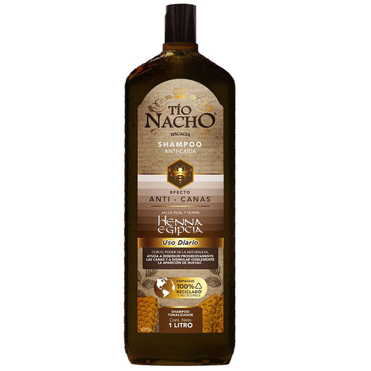 TIO NACHO SHAMPOO 1 L ANTI CAIDA EGYPTIAN HENNA