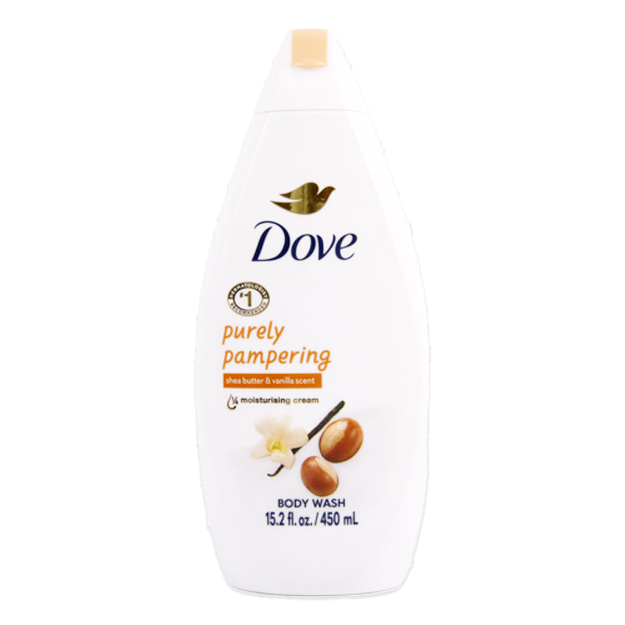 DOVE BODY WASH 450 ML PURLEY PAMPERING
