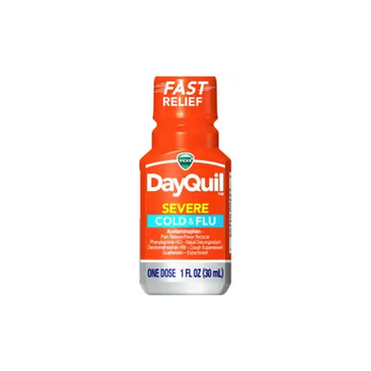 DAYQUIL COLD & FLU 1 OZ ONE DOSE SEVERE