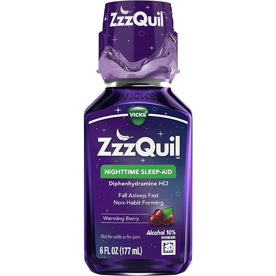 ZZZQUIL SLEEP AID 6 OZ BERRY