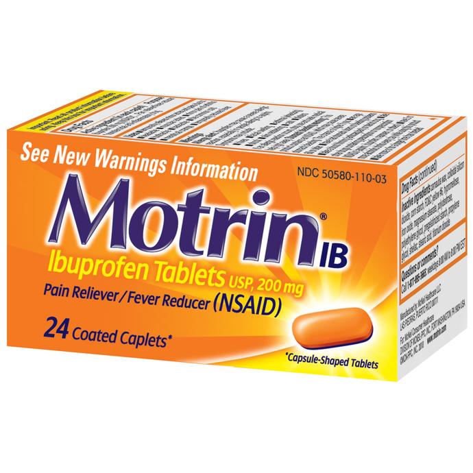 MOTRIN CAPLET 24 CT