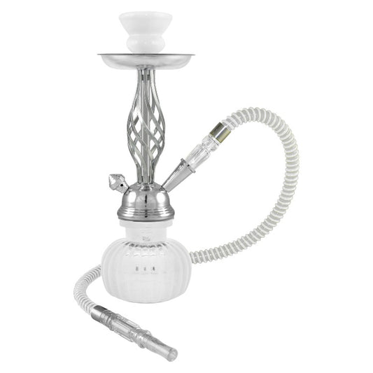 12" Swirl, 1 Hose, Premium Box WHITE