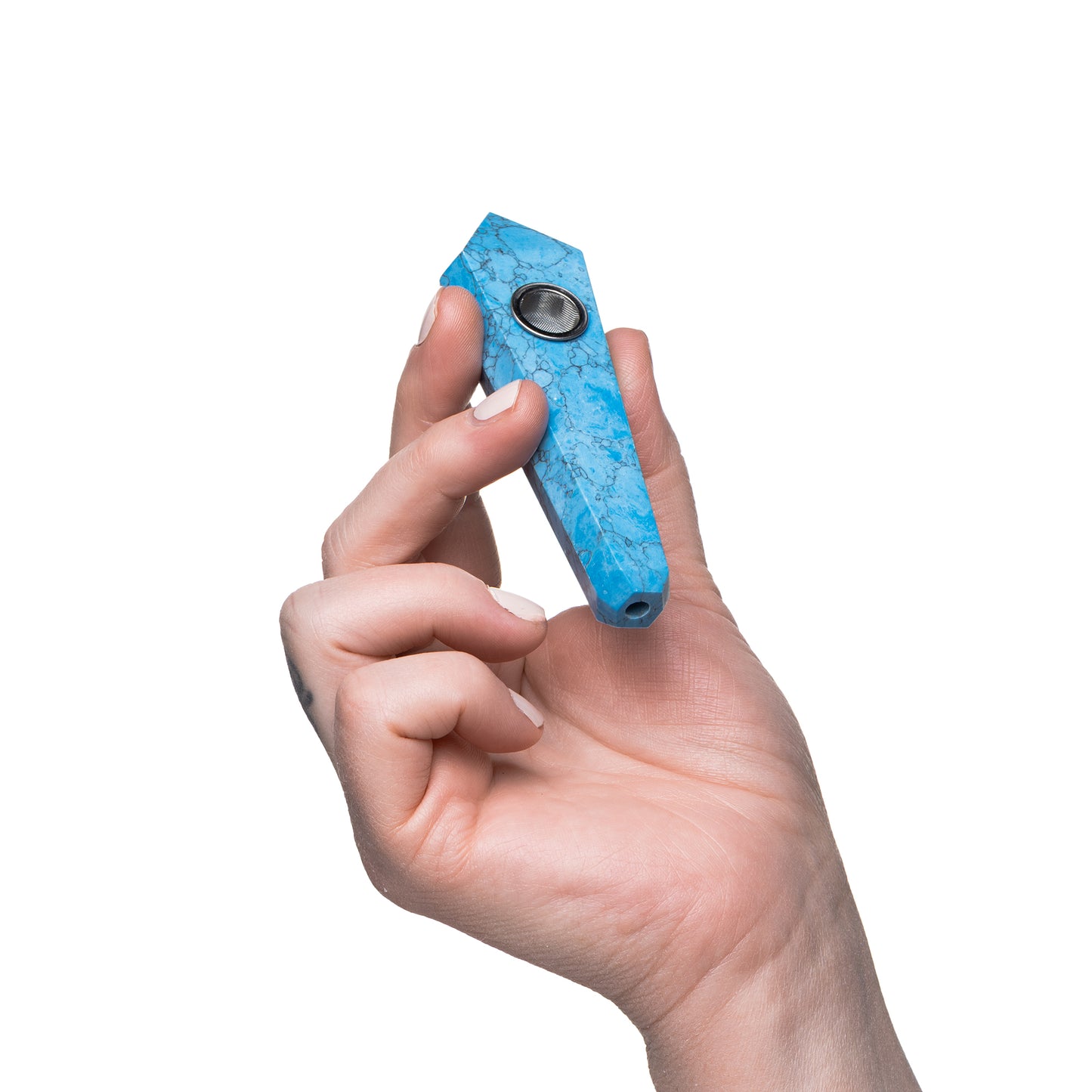 Astral Project Gemstone Pipes Hand Pipe Blue Turquoise