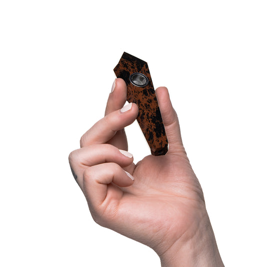 Astral Project Gemstone Pipes Hand Pipe Red Obsidian