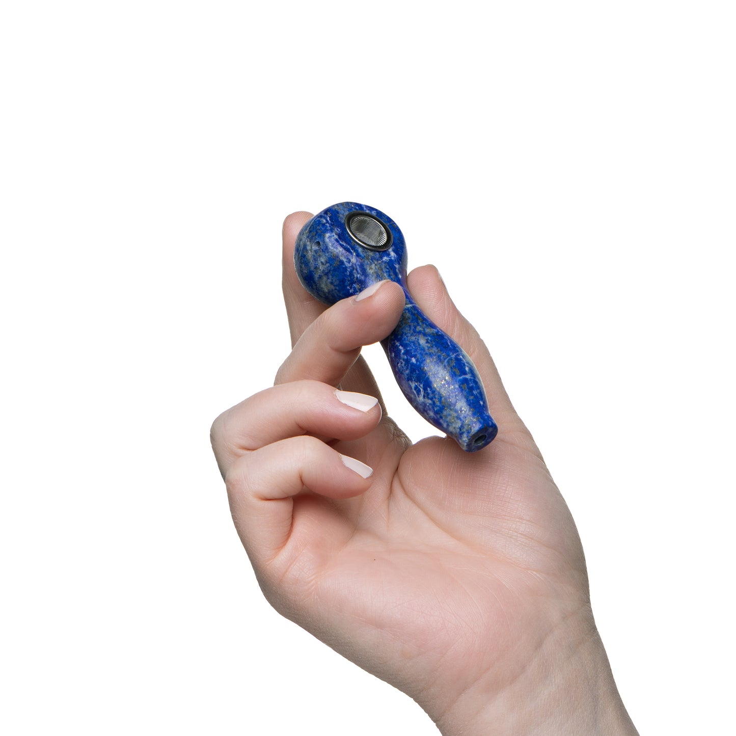 Astral Project Gemstone Spoon Pipes  Hand Pipe Lapis Lazuli