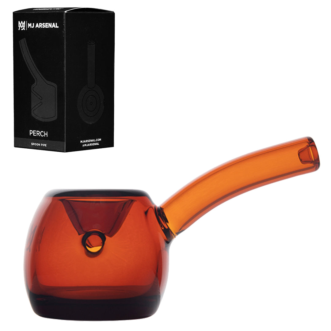 MJ Arsenal Perch Hand Pipe Amber