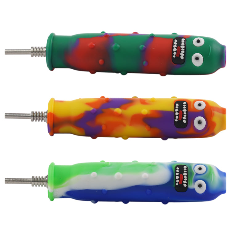 Unbranded Silicone Nectar Collector  Pickle 4.0" (NC-49)