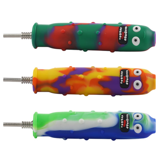 Unbranded Silicone Nectar Collector  Pickle 4.0" (NC-49)