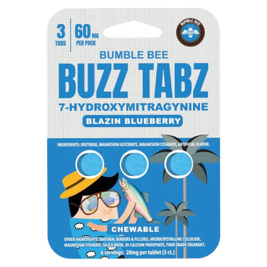 Bumble Bee Buzz Tabz 7-OH 20mg  x 3-Tab Blister (1 Pack)