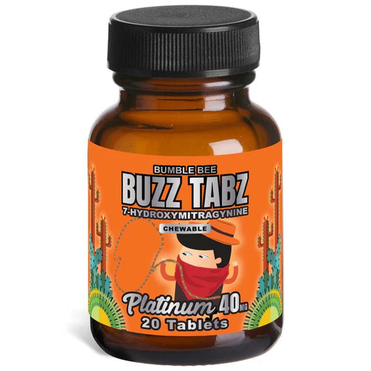 Bumble Bee Buzz Tabz Platinum 7-OH 40mg each Tablet (20 CT Jar)
