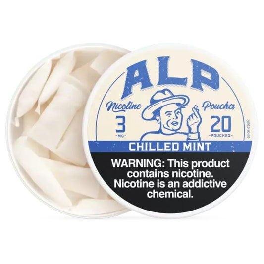 ALP Nicotine Pouches 3mg Chilled Mint  20/5ct (CA OTP Tax Paid)