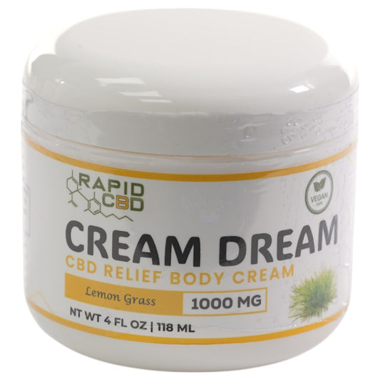 Rapid CBD Cream Dream Body 1000mg (4oz/118ML)