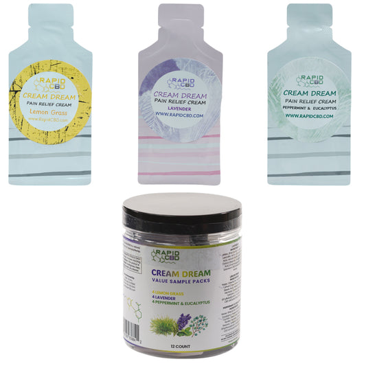 Rapid CBD Cream Dream Body Sample Kit (4 of each)