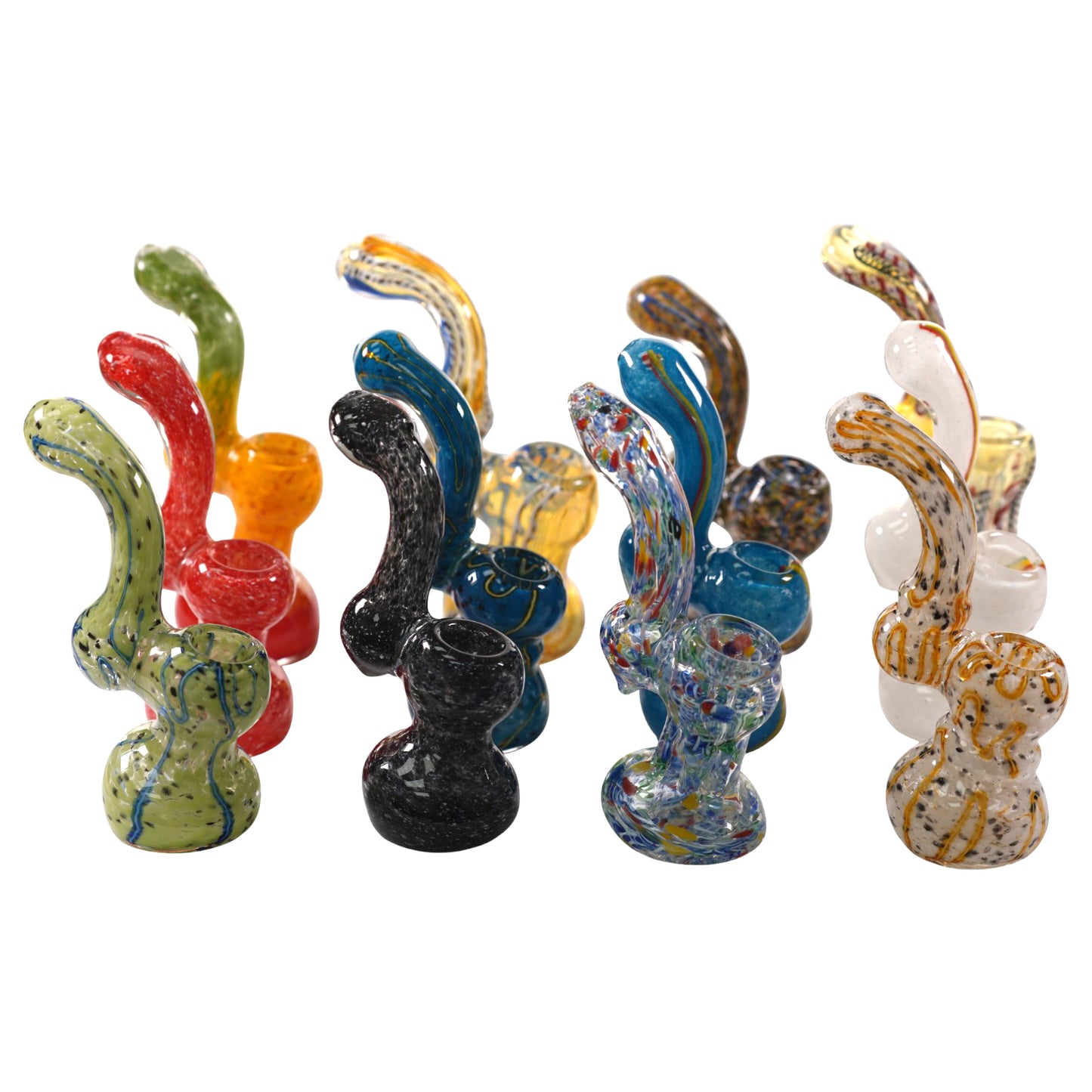 Hand Pipe Deal - AB19 - (Pack of 12) BUNDLE 5.5"/6" MEDIUM BUBBLER