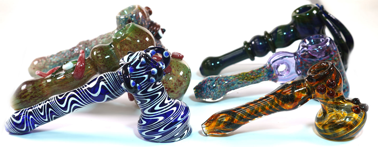 Hand Pipe Deal - AB20 - (Pack of 6) BUNDLE 7"/7.5" BIG BUBBLER