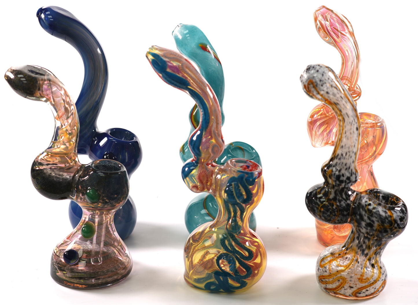 Hand Pipe Deal - AB21 - (Pack of 6 ) HIGH END HAMMMER BUBBLER