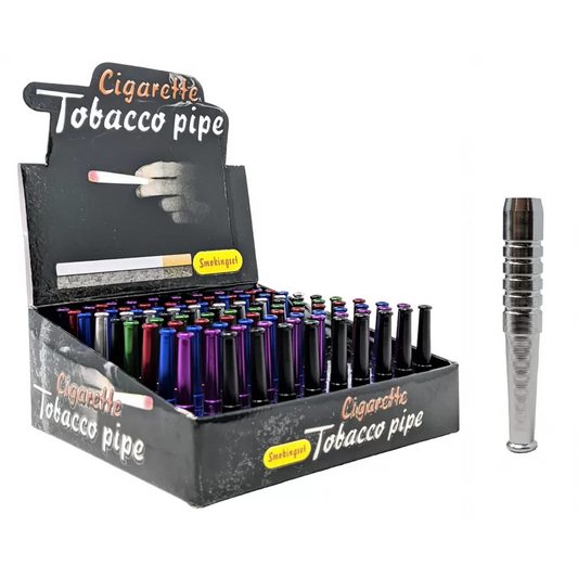 55MM Aluminum Tobacco Hand Pipe Taster Multi Color GRHAN0010