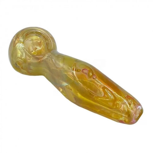 5" Double Tube Imported Rod Gold Fumed Hand Pipe (GWRKP24)