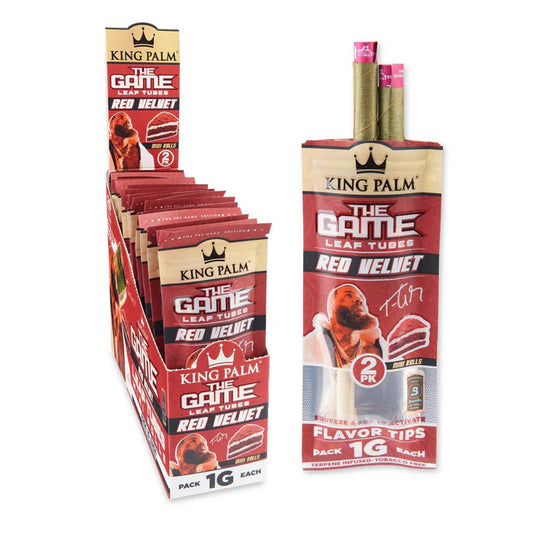 KING PALM Mini 2-Pack The Game (Red Velvet) 20ct