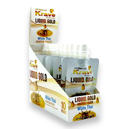 KRAVE Liquid Gold Pouch White Thai 10ct