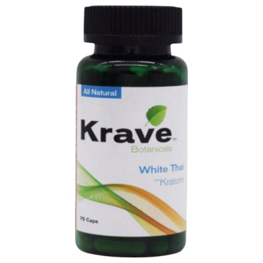 KRAVE Kratom White Thai Caplets 75/1ct