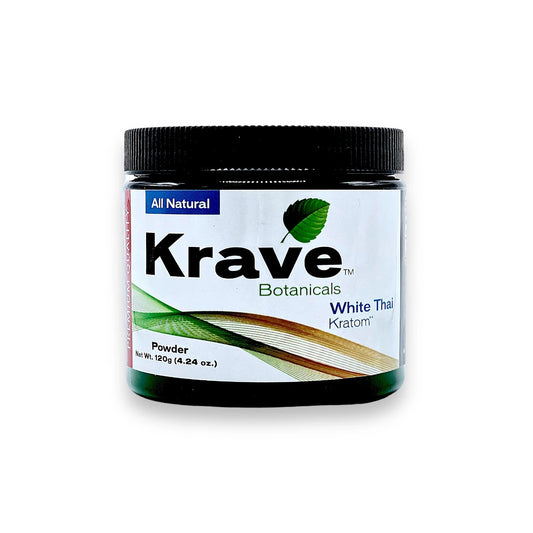 KRAVE Kratom White Thai Powder 120g 1ct