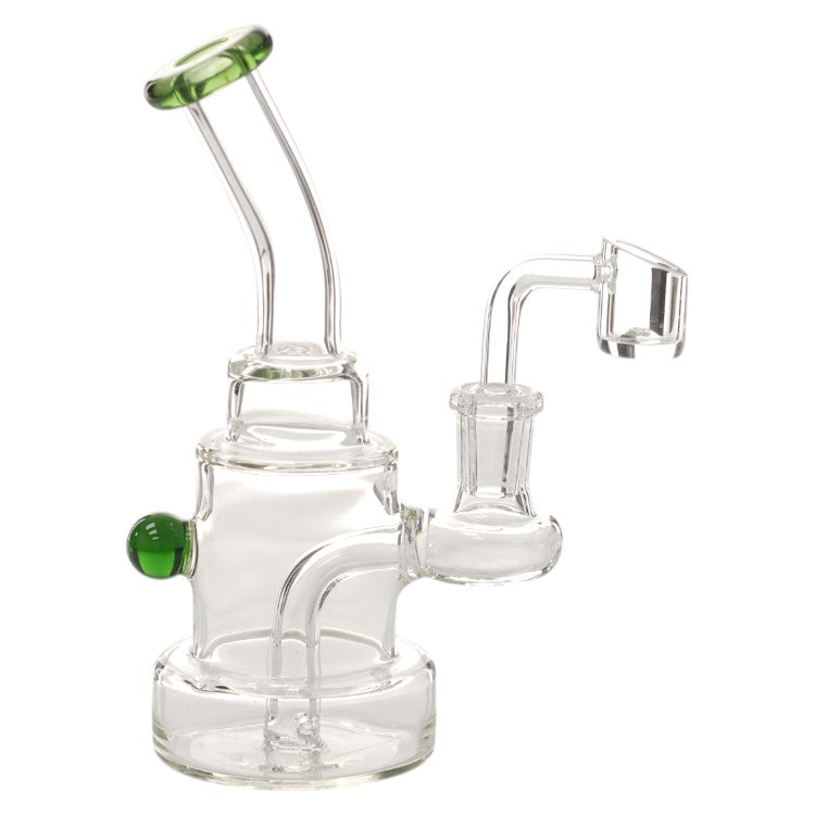 6.5" Assorted Mini Tiered Cylinder Water Pipe Rig-Assorted (Pack of 1) (MRJ21-C)