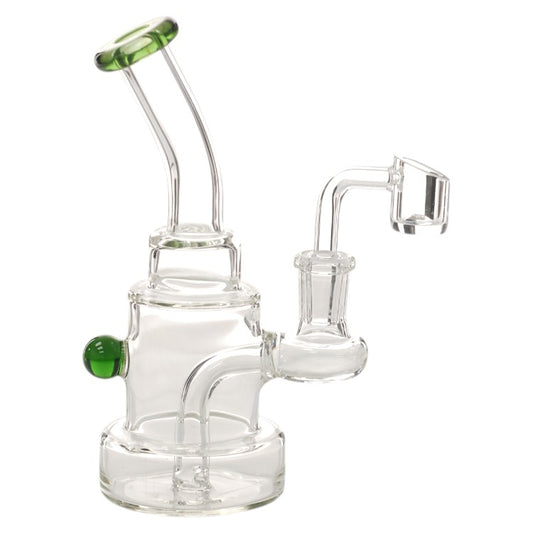 6.5" Assorted Mini Tiered Cylinder Water Pipe Rig-Assorted (Pack of 1) (MRJ21-C)