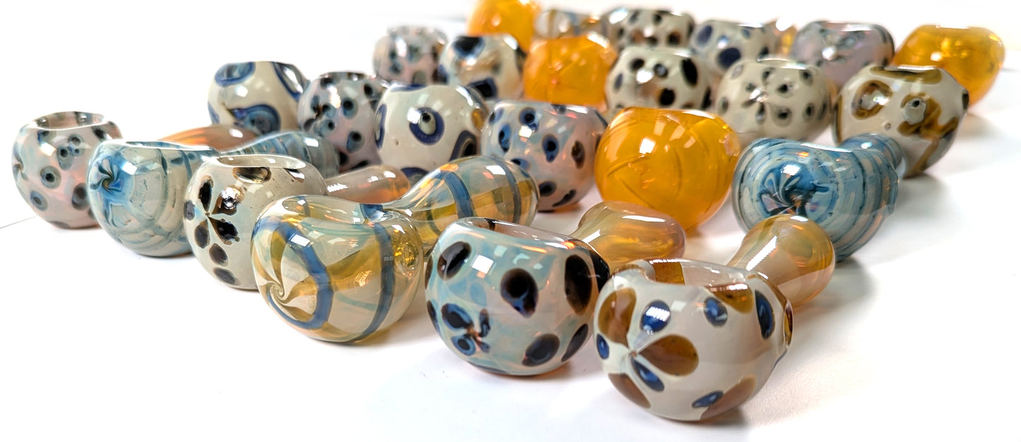 Hand Pipe Deal - AB07 - (Pack of 24) BUNDLE 2.75"/3"  HIGH END MUSHROOM PRINTED PIPE