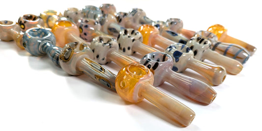 Hand Pipe Deal - AB07 - (Pack of 24) BUNDLE 2.75"/3"  HIGH END MUSHROOM PRINTED PIPE