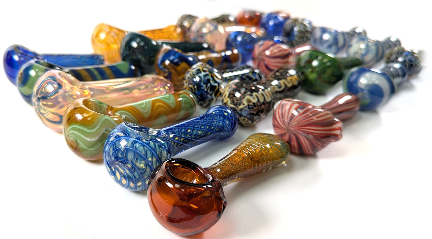 Hand Pipe Deal - AB10 - (Pack of 24) BUNDLE 3"/3.5" HIGH END PIPE