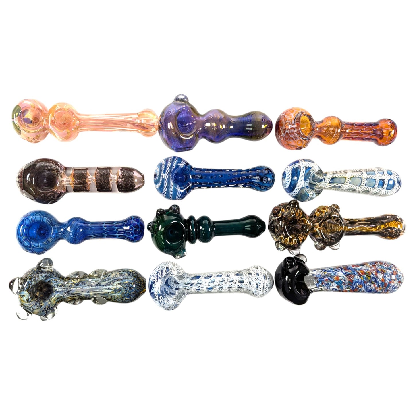 Hand Pipe Deal - AB14 - (Pack of 12) BUNDLE 4.5"/5" HIGH END PIPE