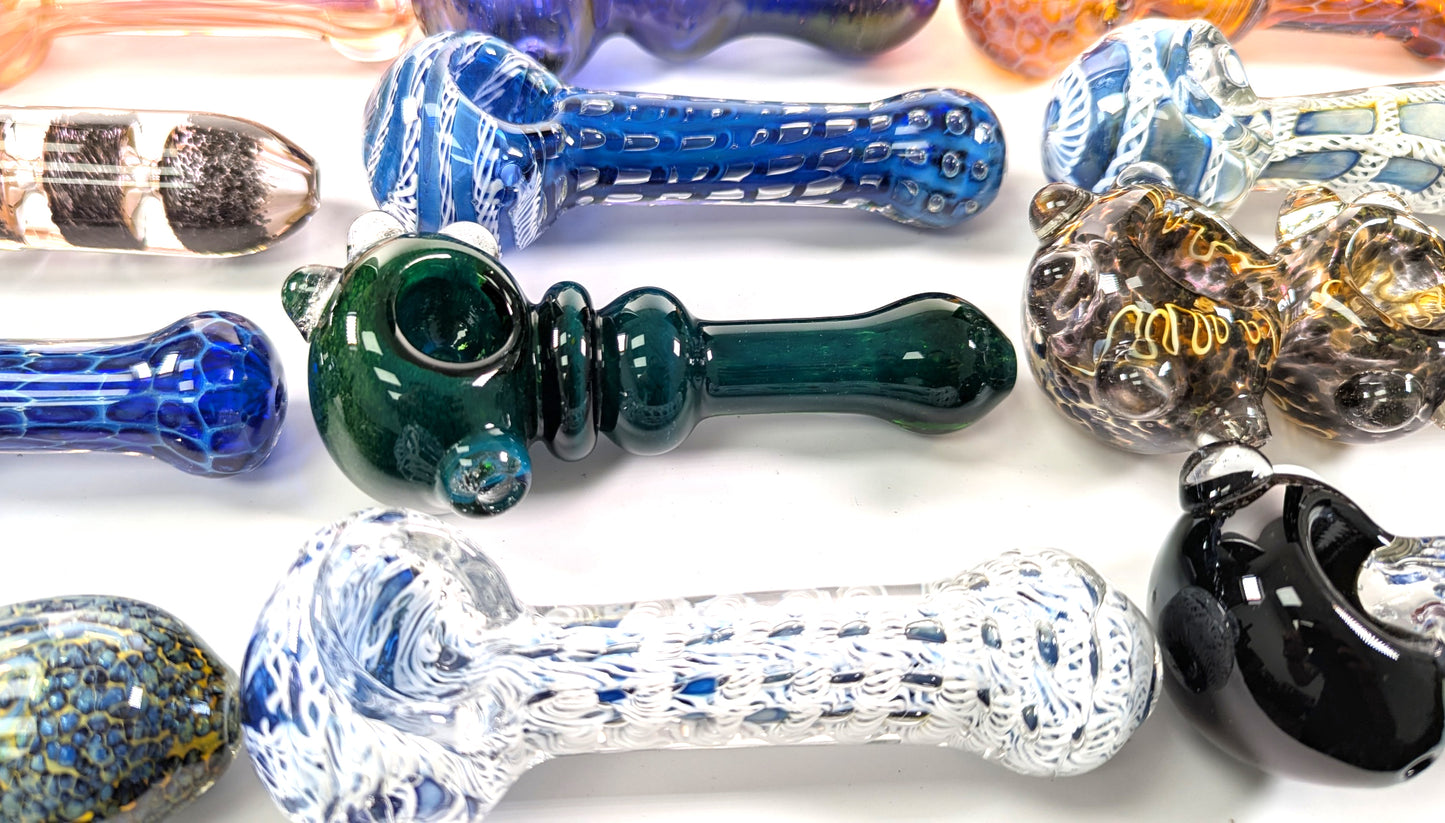 Hand Pipe Deal - AB14 - (Pack of 12) BUNDLE 4.5"/5" HIGH END PIPE