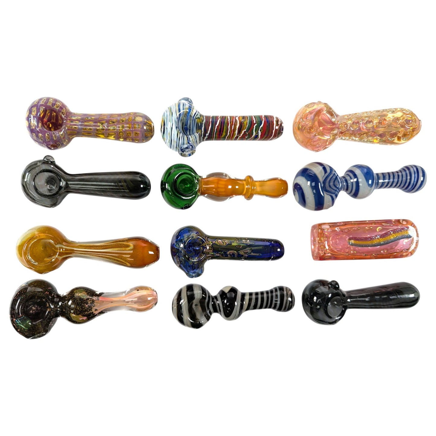 Hand Pipe Deal - AB15 - (Pack of 12) BUNDLE 4"/4.5" HIGH END HAND PIPE