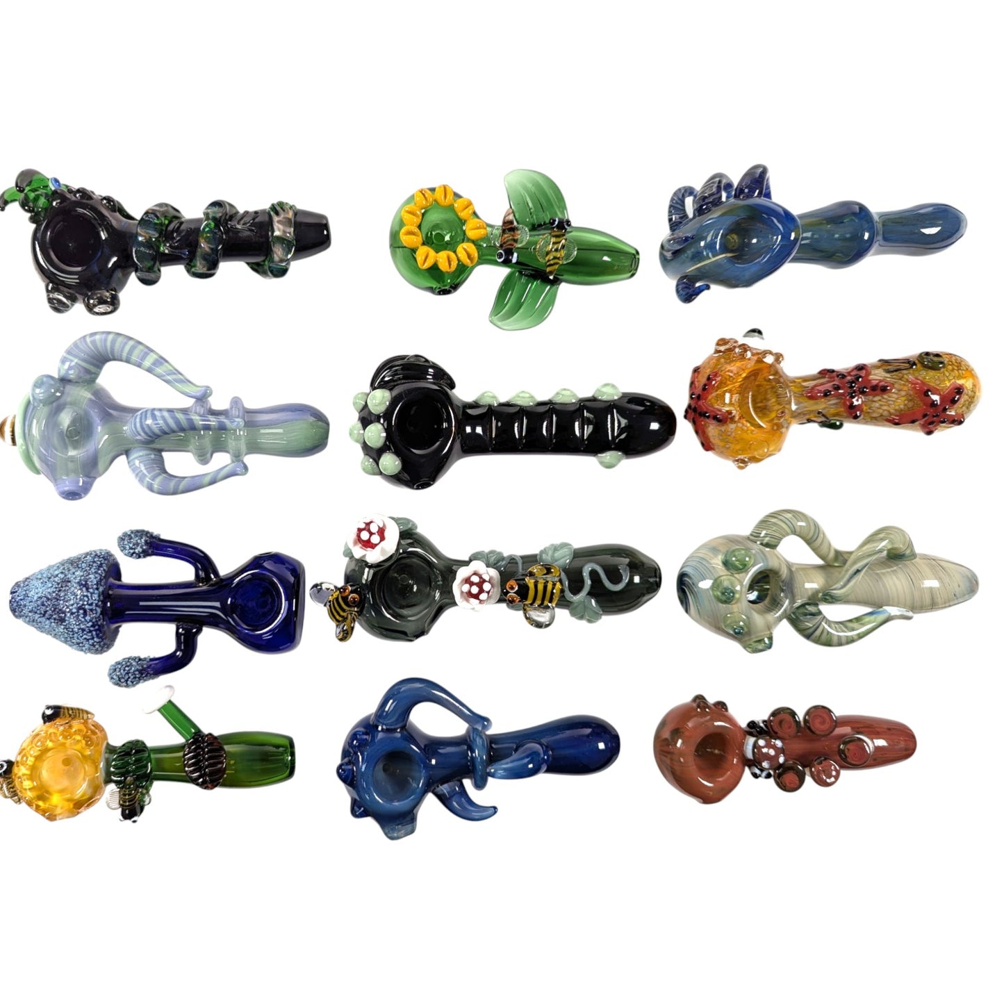 Hand Pipe Deal - AB17 - (Pack of 12) BUNDLE CHARACTER ART HIGH END PIPE