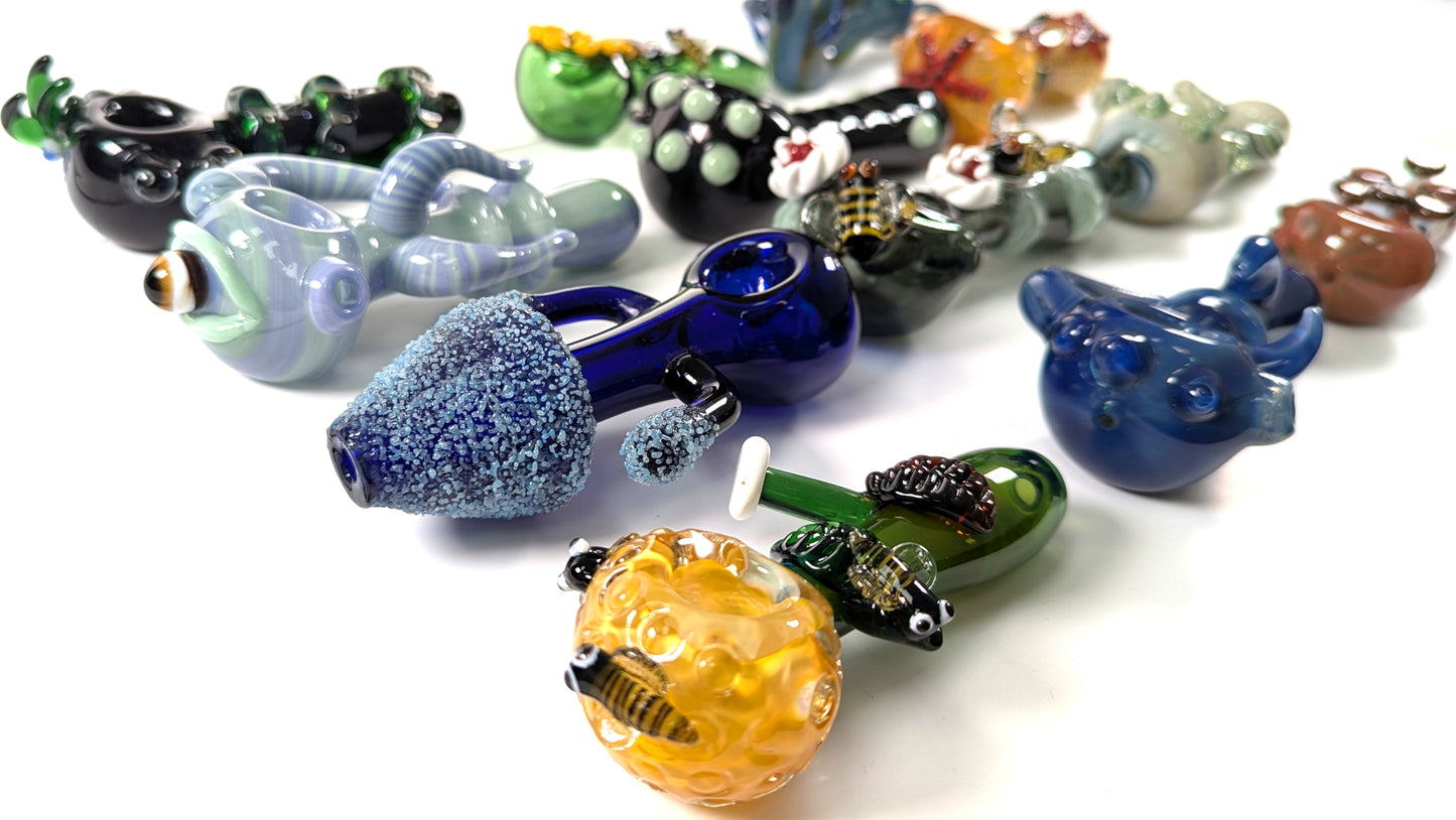 Hand Pipe Deal - AB17 - (Pack of 12) BUNDLE CHARACTER ART HIGH END PIPE