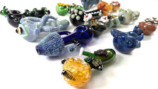 Hand Pipe Deal - AB17 - (Pack of 12) BUNDLE CHARACTER ART HIGH END PIPE