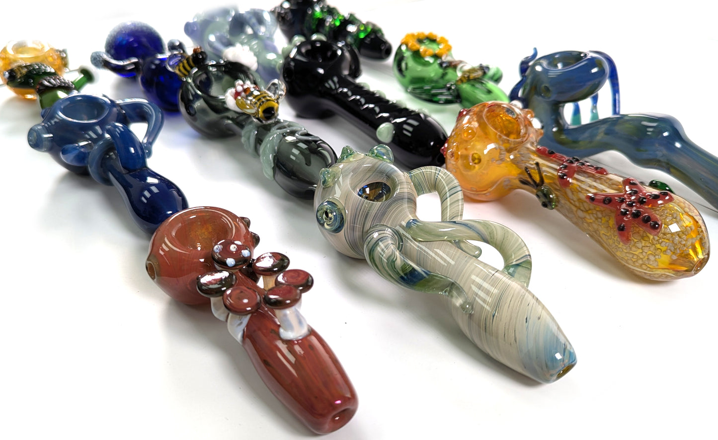Hand Pipe Deal - AB17 - (Pack of 12) BUNDLE CHARACTER ART HIGH END PIPE