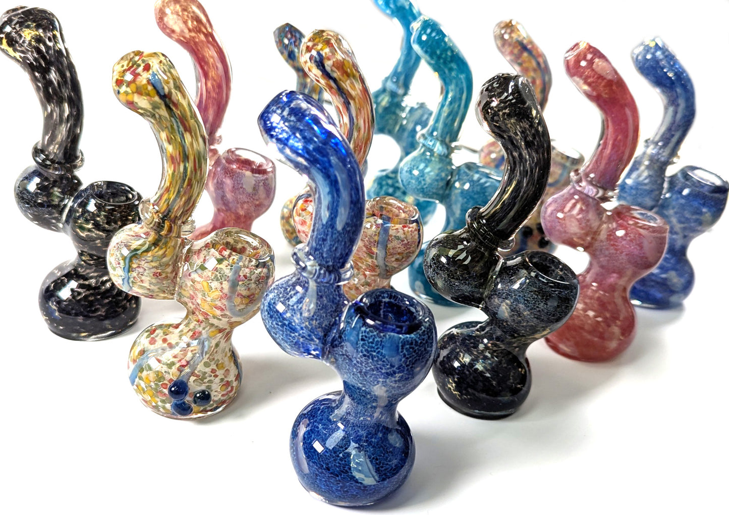 Hand Pipe Deal - AB18 - (Pack of 12) BUNDLE 5"-5.5" MEDDIUM BUBBLER