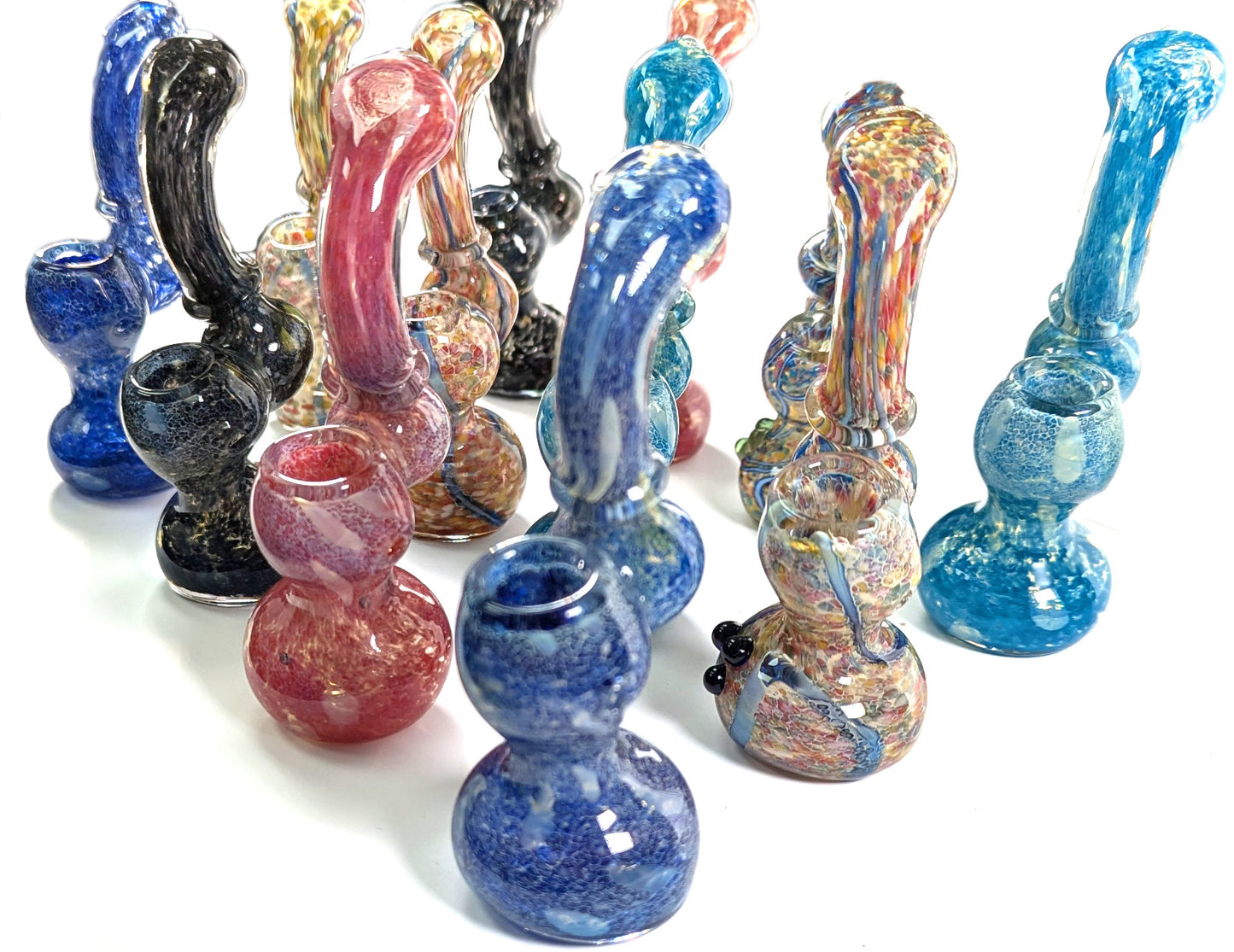 Hand Pipe Deal - AB18 - (Pack of 12) BUNDLE 5"-5.5" MEDDIUM BUBBLER