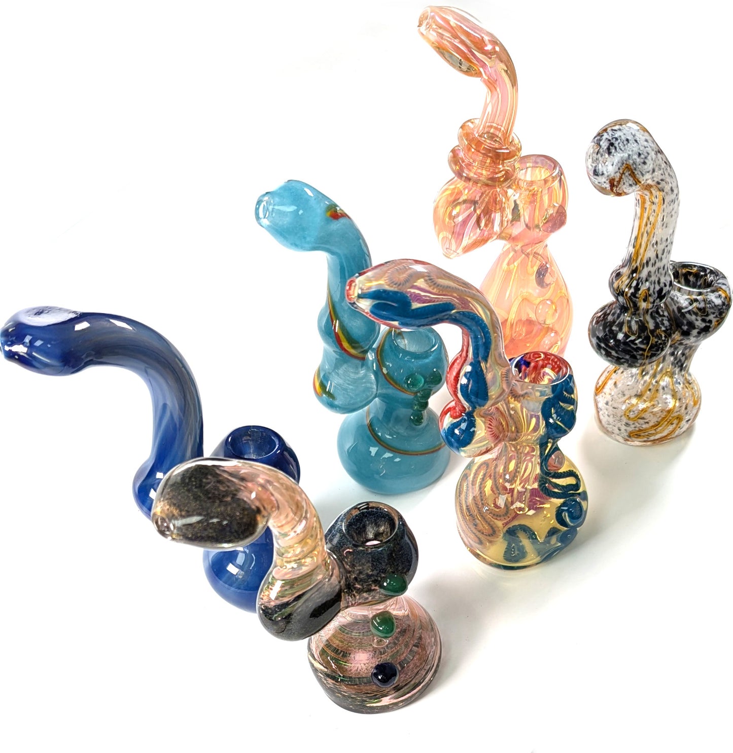 Hand Pipe Deal - AB21 - (Pack of 6 ) HIGH END HAMMMER BUBBLER