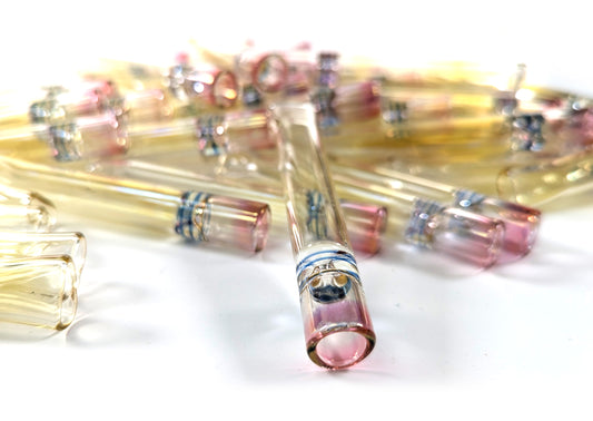 Gold Fumed Pencil One Hitter Hand Pipe (Pack of 50) (OH50JAR)