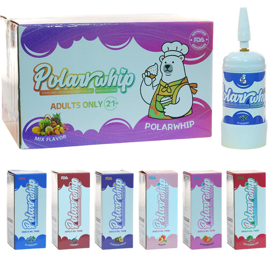 Polar Whip Chargers 0.45L 300 GR - Mix Flavor (12 packs per Box)