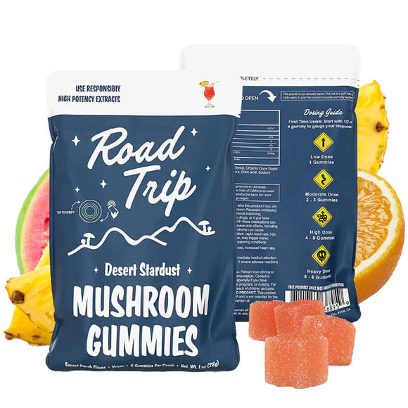 Road Trip Magic Mushroom Gummies (8 Gummies per Pack)